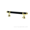 European high-end luxury door handle black